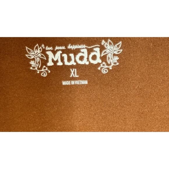 Mudd Y2K Terra Cotta Long Sleeves Everyday Soft Knit Layering Relaxed Top XL - Picture 4 of 9